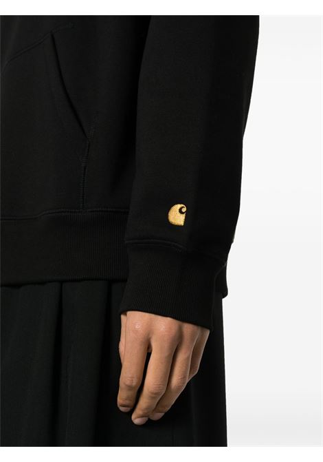 chase hooded sweatshirt man black CARHARTT WIP | I03366100F.XX